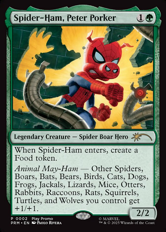 Spider-Ham, Peter Porker 2 (Play Promos)  - Foil | Good Games Adelaide SA