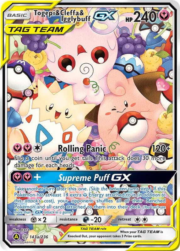 Togepi and Cleffa and Igglybuff GX 143a 236 143a/236 (Alternate Art Promos)  - Holofoil | Good Games Adelaide SA