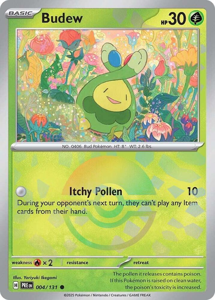 Budew 004/131 (SV: Prismatic Evolutions)  - Holofoil | Good Games Adelaide SA