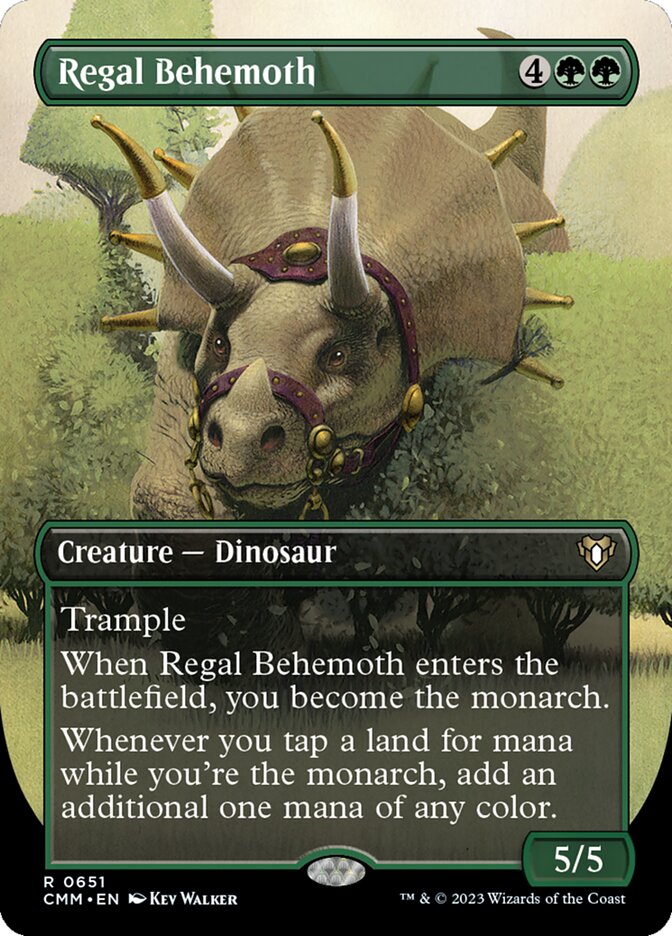 Regal Behemoth 651 (Commander Masters)  - Borderless | Good Games Adelaide SA