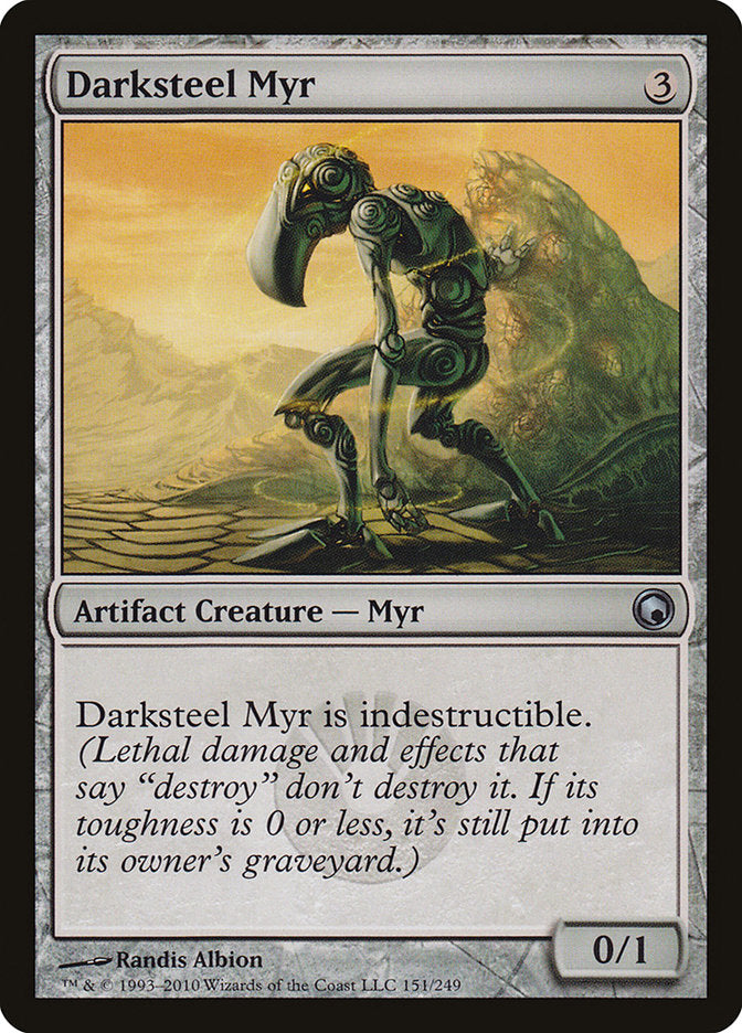 Darksteel Myr 151 (Scars of Mirrodin)  | Good Games Adelaide SA