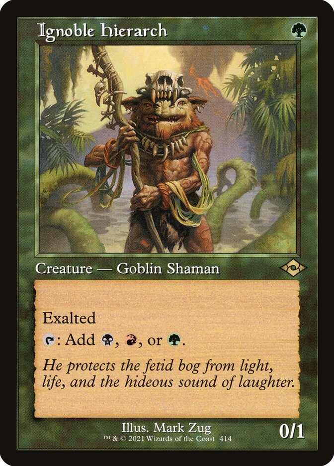 Ignoble Hierarch Retro Frame 414 (Modern Horizons 2)  - Foil | Good Games Adelaide SA