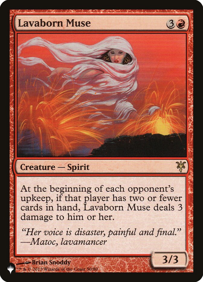 Lavaborn Muse 50/80 (The List Reprints)  | Good Games Adelaide SA