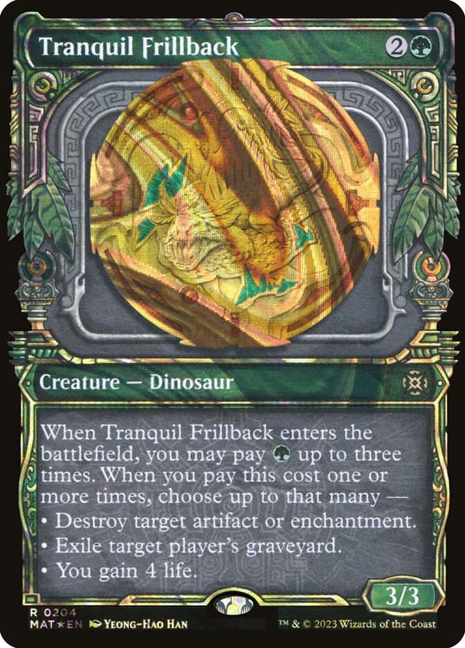 Tranquil Frillback 204/50 (March of the Machine: The Aftermath)  - Showcase Halo Foil | Good Games Adelaide SA