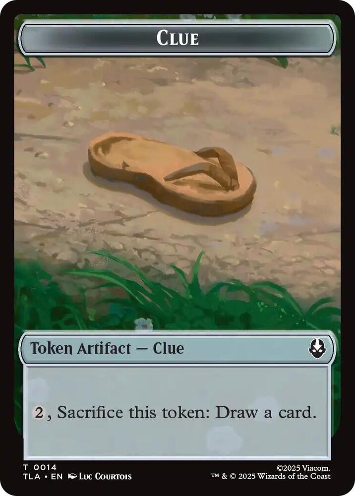 Clue 0014 Copy 0002 Double Sided Token 14 // 2 (Avatar: The Last Airbender)  | Good Games Adelaide SA