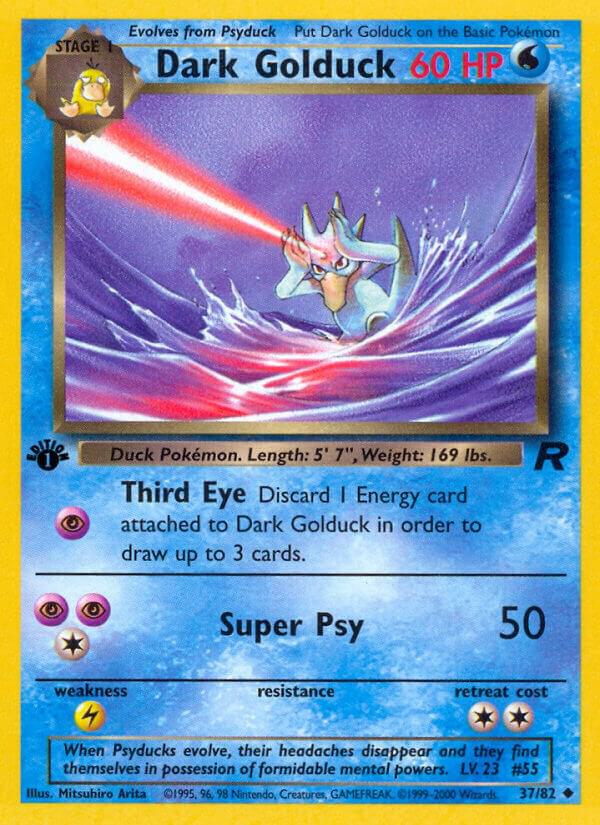 Dark Golduck 37/82 (Team Rocket)  - 1st Edition | Good Games Adelaide SA