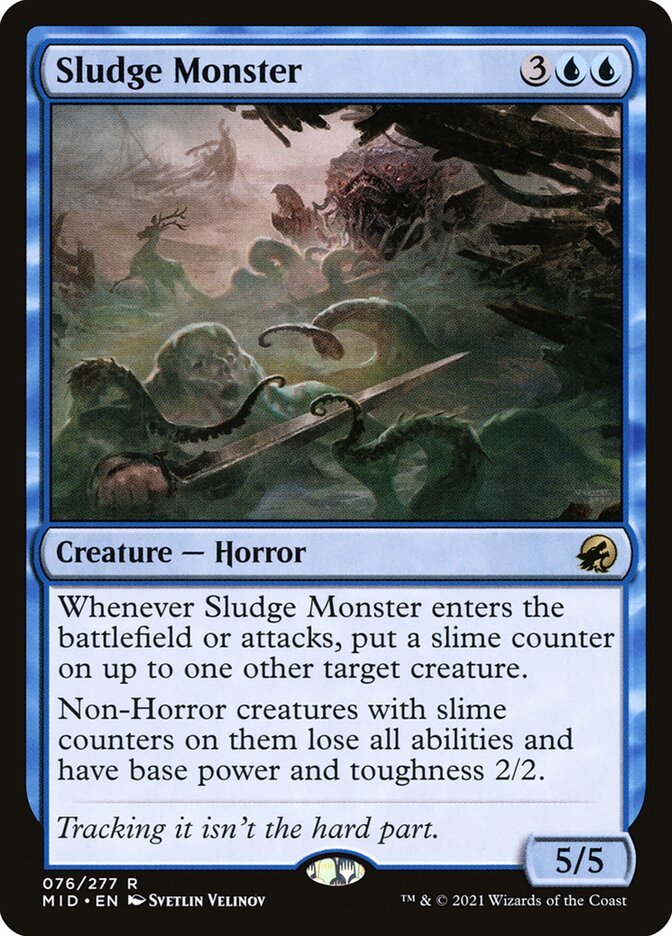 Sludge Monster 76 (Innistrad: Midnight Hunt)  | Good Games Adelaide SA
