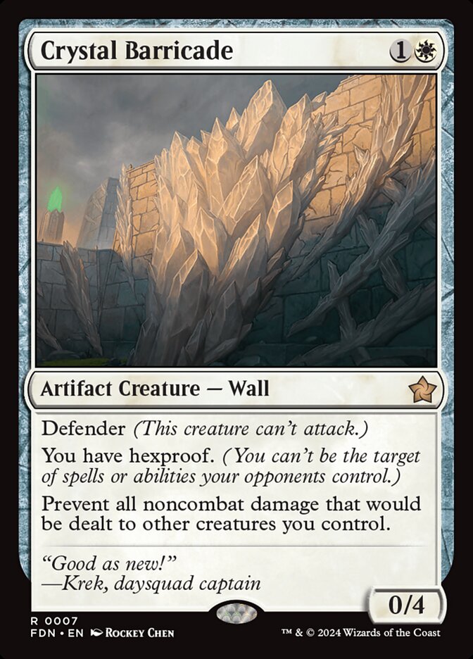 Crystal Barricade 7 (Foundations)  | Good Games Adelaide SA