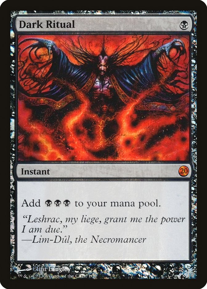 Dark Ritual 1 (From the Vault: Twenty)  - Foil | Good Games Adelaide SA
