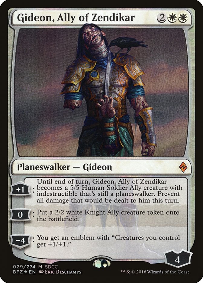 Gideon, Ally of Zendikar 29 (Media Promos)  - Foil | Good Games Adelaide SA