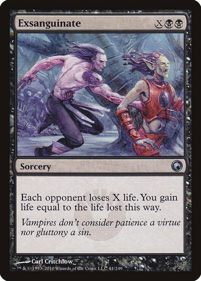 Exsanguinate 61 (Scars of Mirrodin)  - Foil | Good Games Adelaide SA