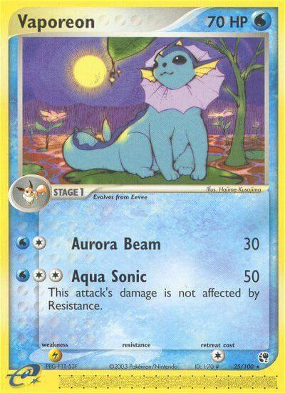 Vaporeon 25/100 (Sandstorm)  | Good Games Adelaide SA