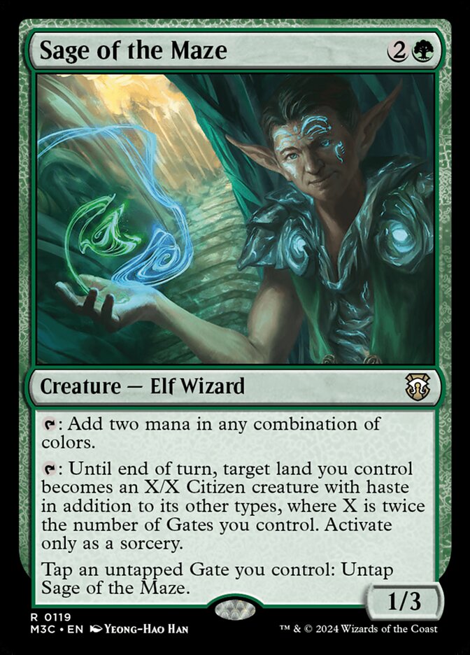 Sage of the Maze 119 (Commander: Modern Horizons 3)  | Good Games Adelaide SA