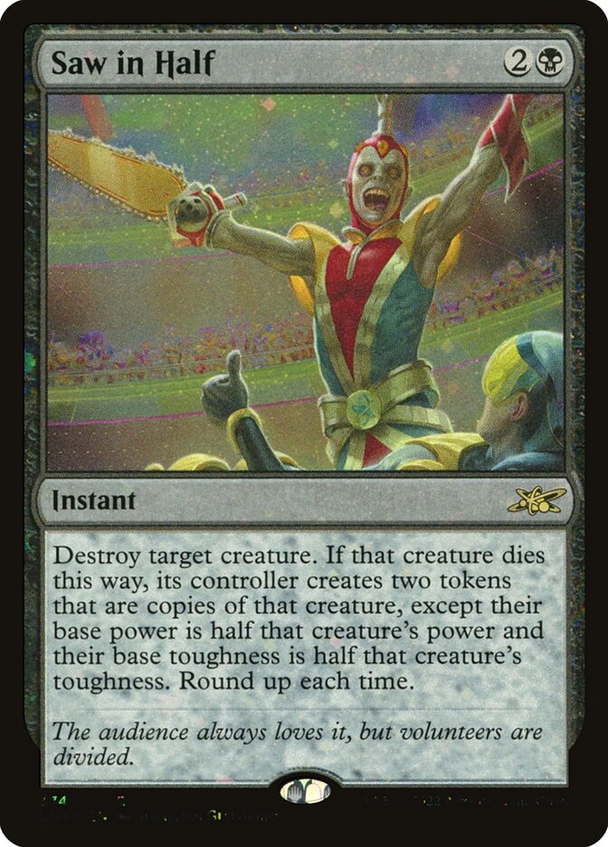 Saw in Half 374 (Unfinity)  - Foil | Good Games Adelaide SA