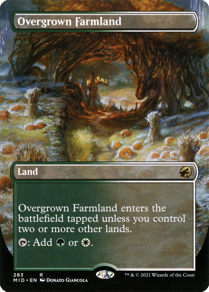 Overgrown Farmland 283 (Innistrad: Midnight Hunt)  | Good Games Adelaide SA