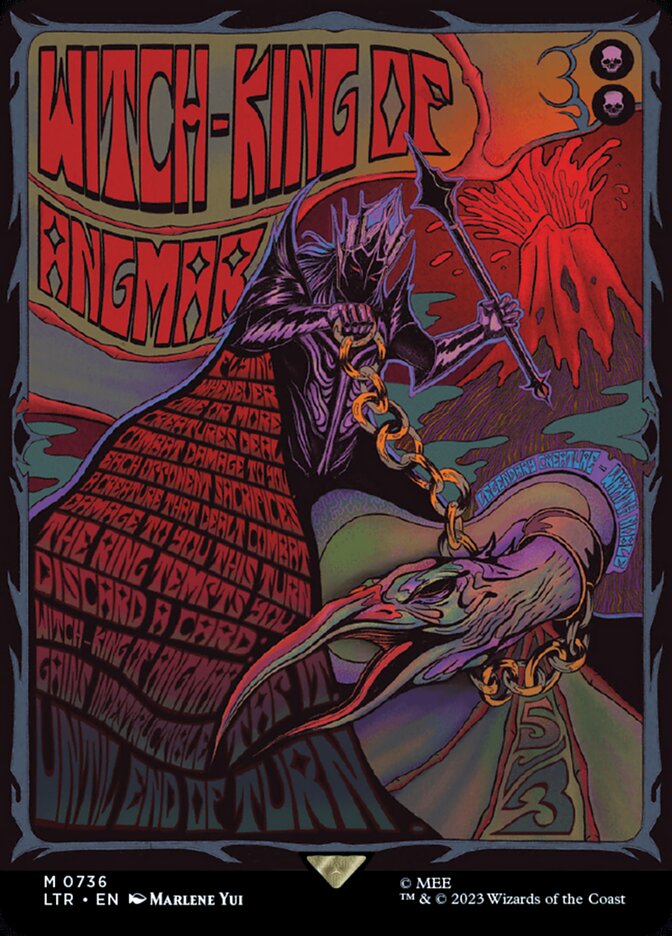 Witch-king of Angmar 736 (Universes Beyond: The Lord of the Rings: Tales of Middle-earth)  - Borderless Poster Foil | Good Games Adelaide SA