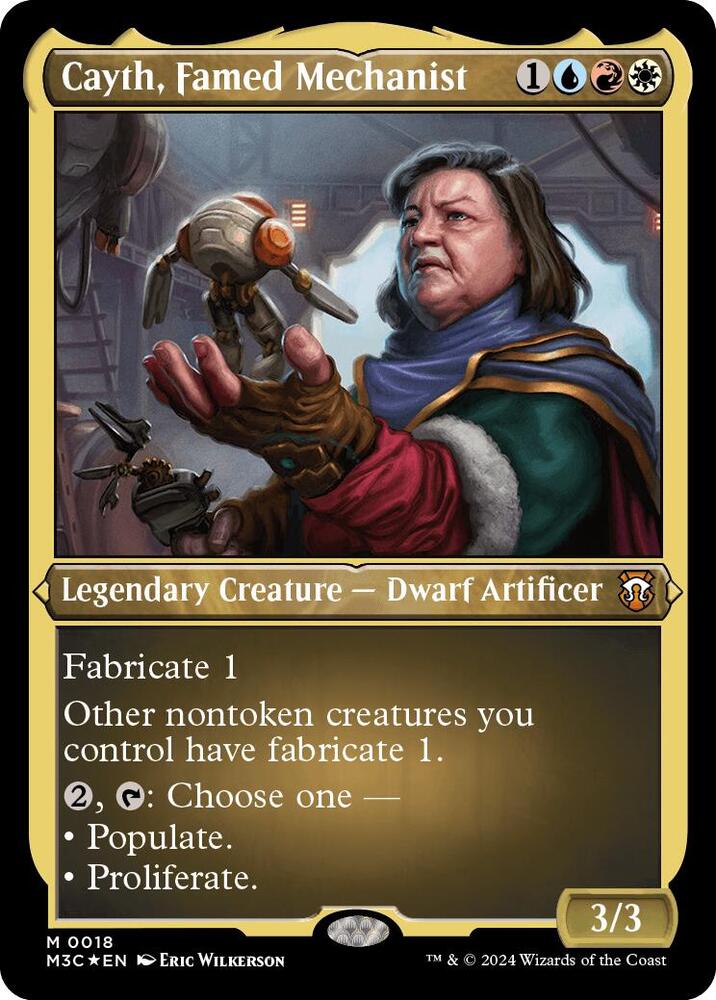 Cayth, Famed Mechanist 18 (Commander: Modern Horizons 3)  - Foil | Good Games Adelaide SA