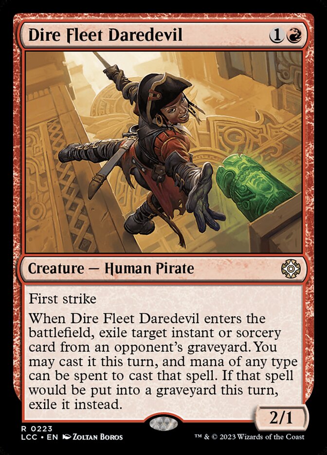 Dire Fleet Daredevil 223 (Commander: The Lost Caverns of Ixalan)  | Good Games Adelaide SA