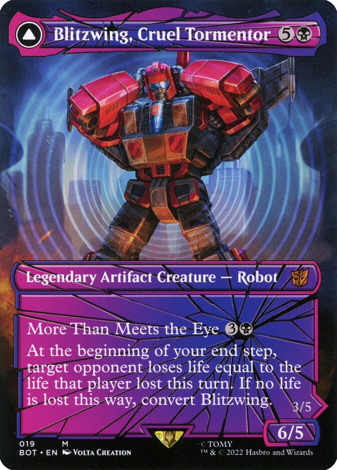 Blitzwing, Cruel Tormentor // Blitzwing, Adaptive Assailant 19 (Universes Beyond: Transformers)  | Good Games Adelaide SA