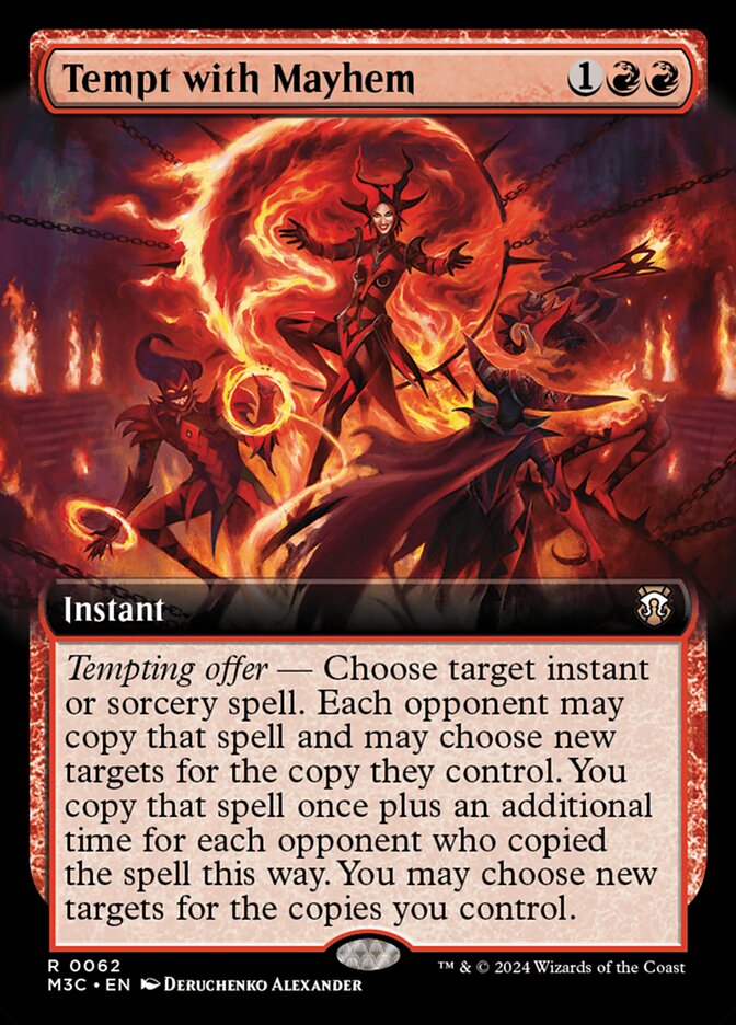 Tempt with Mayhem 62/411 (Commander: Modern Horizons 3)  - Extended Art | Good Games Adelaide SA