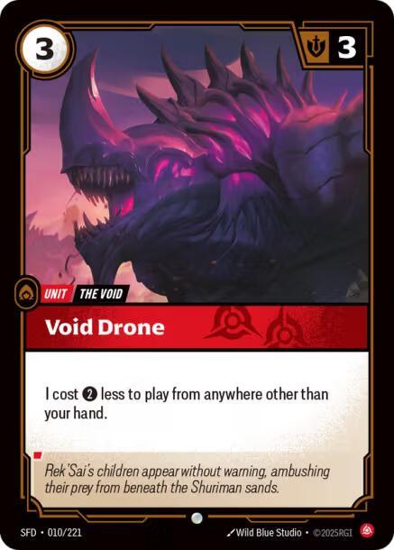 Void Drone 010/221 (Spiritforged)  - Foil | Good Games Adelaide SA