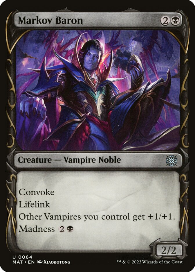 Markov Baron 64 (March of the Machine: The Aftermath)  - Showcase Foil | Good Games Adelaide SA