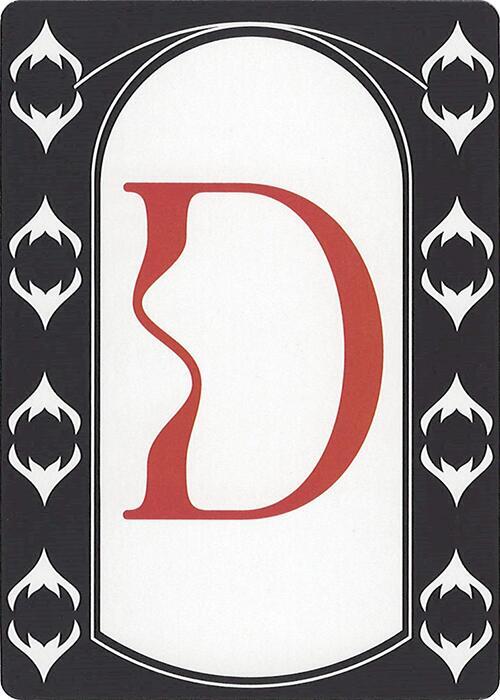 Letter Card D  (Secret Lair Countdown Kit)  | Good Games Adelaide SA