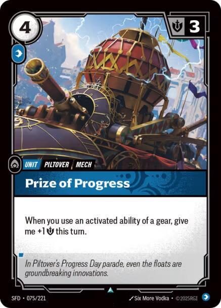 Prize of Progress 075/221 (Spiritforged)  - Foil | Good Games Adelaide SA