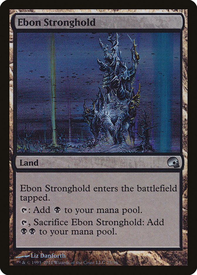 Ebon Stronghold 25 (Premium Deck Series: Graveborn)  - Foil | Good Games Adelaide SA