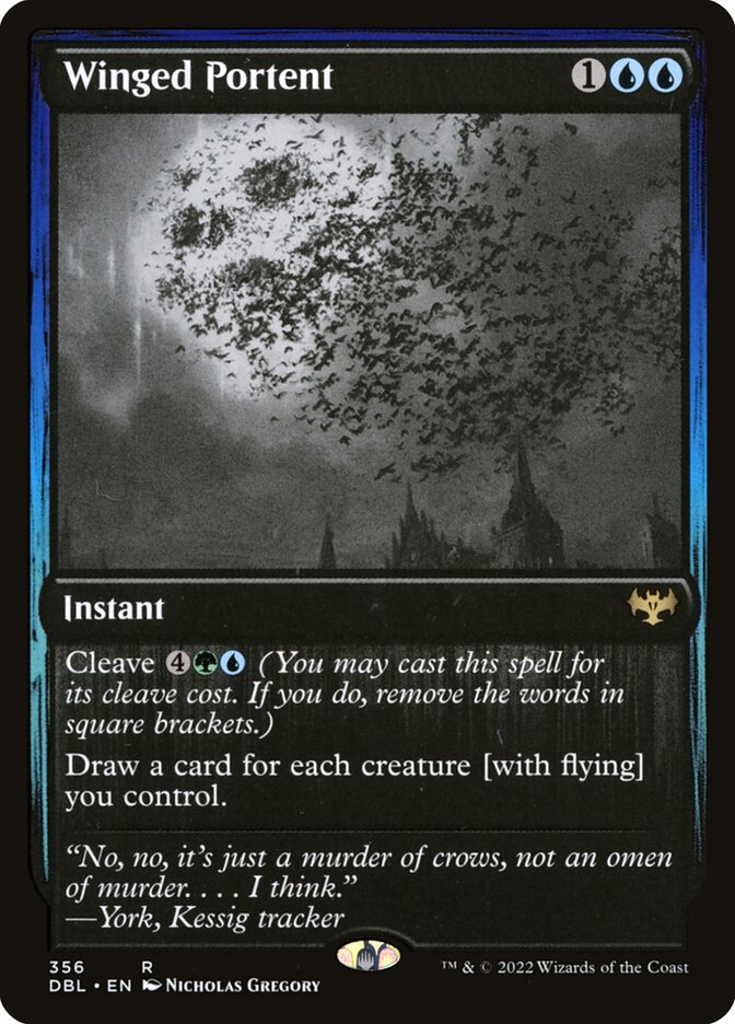 Winged Portent 356 (Innistrad: Double Feature)  - Foil | Good Games Adelaide SA