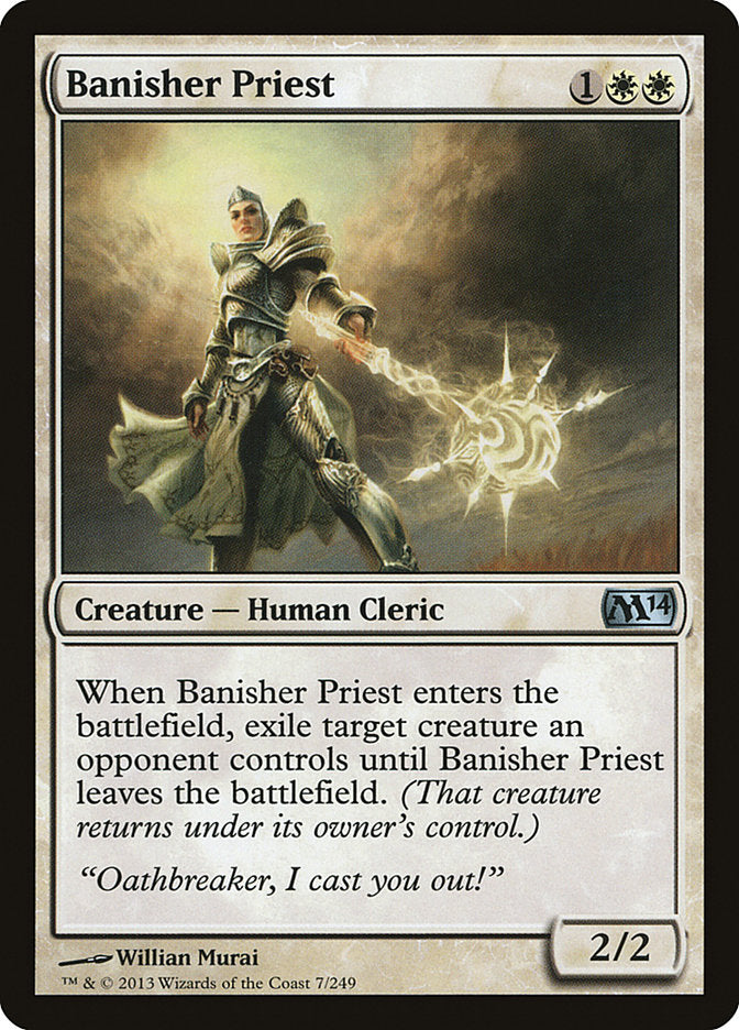 Banisher Priest 7 (Magic 2014 (M14))  - Foil | Good Games Adelaide SA