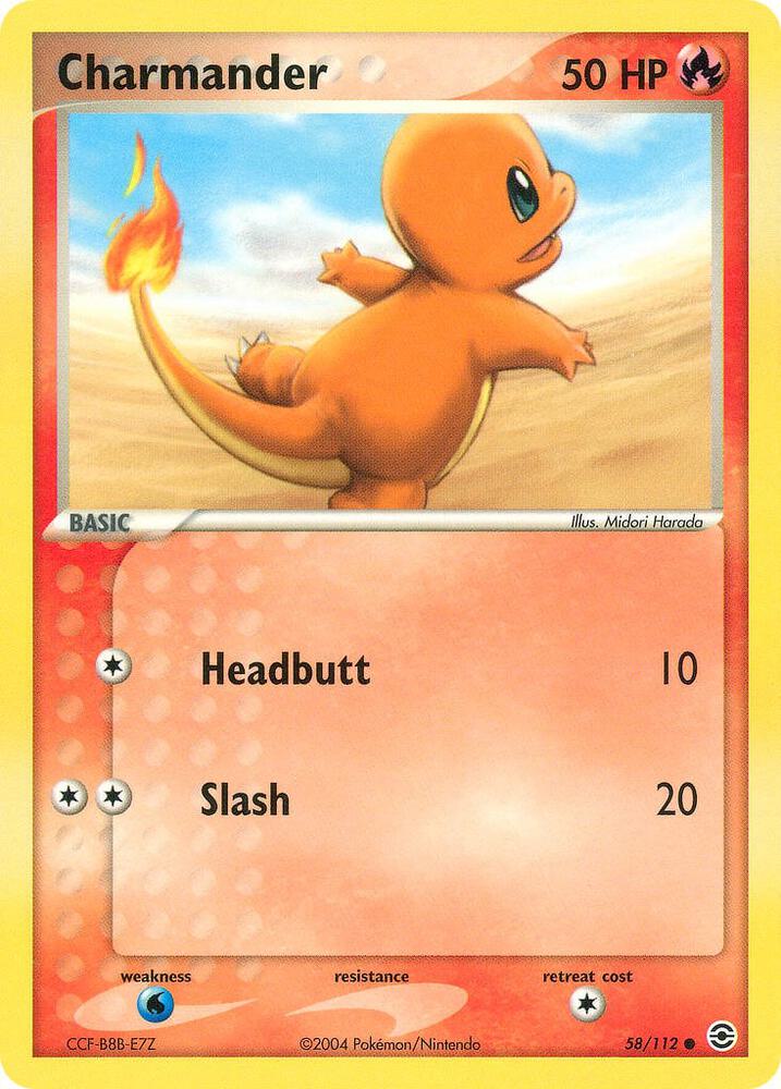 Charmander 058 112 58/112 (FireRed & LeafGreen)  | Good Games Adelaide SA