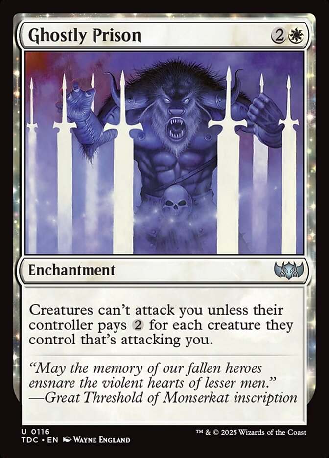 Ghostly Prison 116 (Commander: Tarkir: Dragonstorm)  | Good Games Adelaide SA