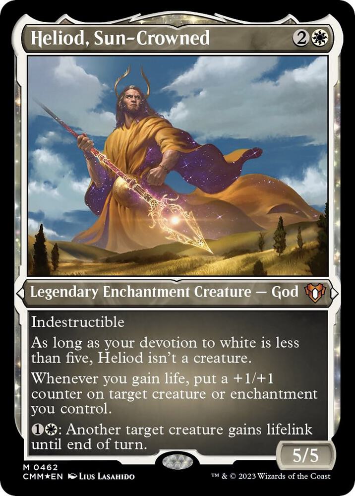 Heliod, Sun-Crowned 462 (Commander Masters)  - Etched Foil | Good Games Adelaide SA