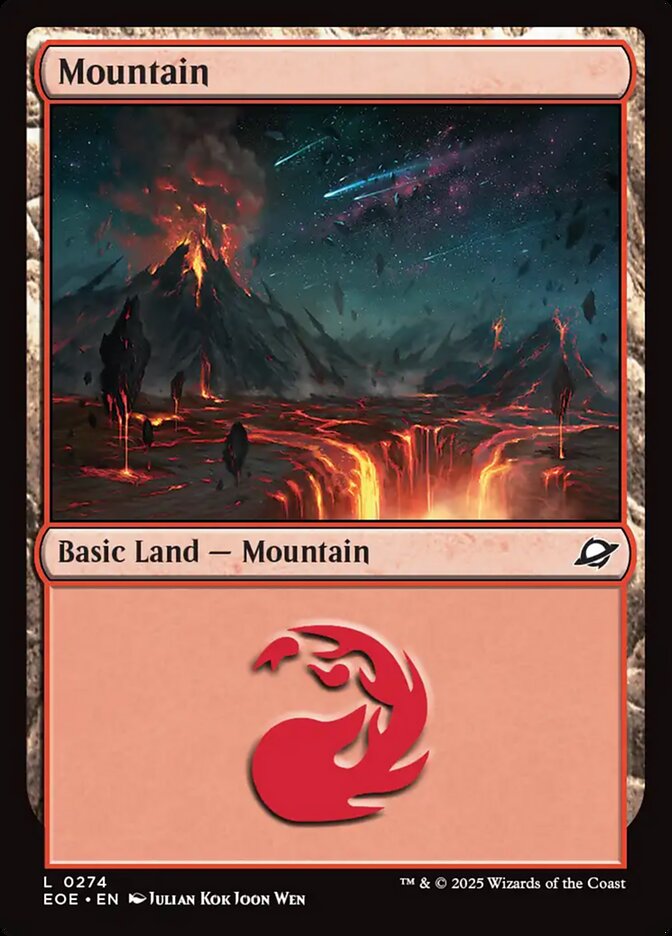 Mountain 274 (Edge of Eternities)  - Foil | Good Games Adelaide SA