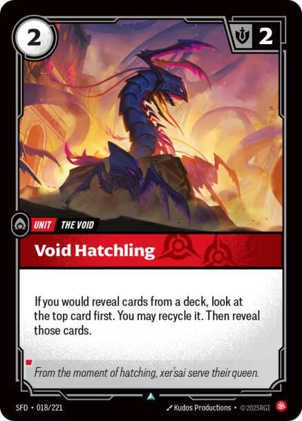 Void Hatchling 018/221 (Spiritforged)  | Good Games Adelaide SA
