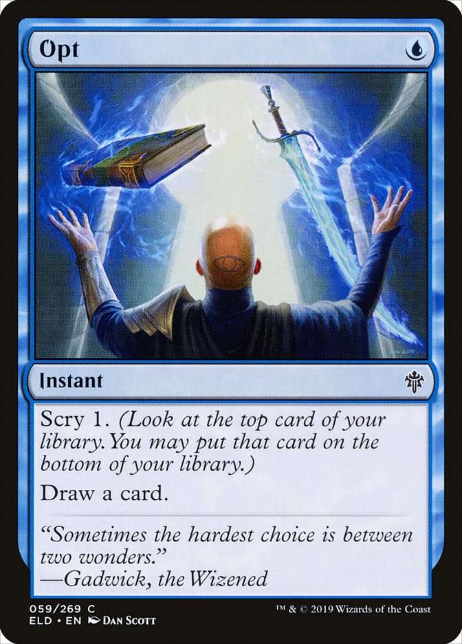 Opt 59 (Throne of Eldraine)  - Foil | Good Games Adelaide SA