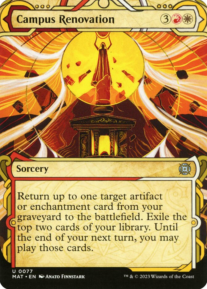 Campus Renovation 77/50 (March of the Machine: The Aftermath)  - Showcase Foil | Good Games Adelaide SA
