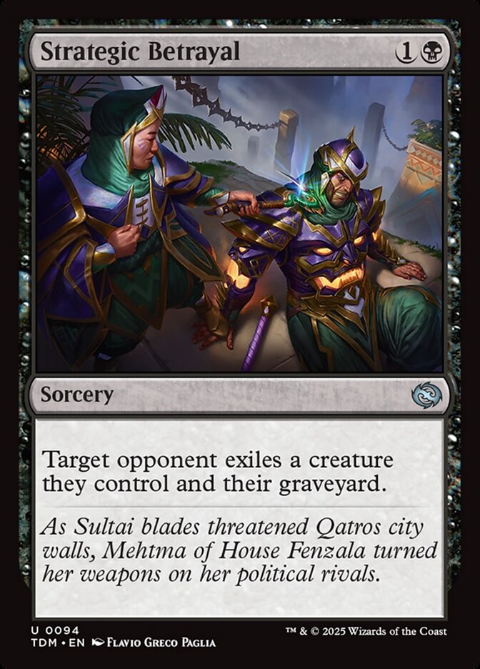 Strategic Betrayal 94 (Tarkir: Dragonstorm)  | Good Games Adelaide SA