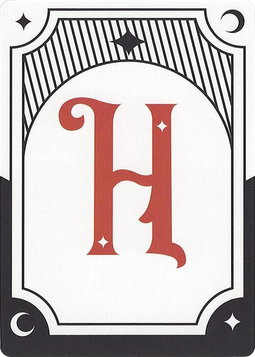 Letter Card H  (Secret Lair Countdown Kit)  | Good Games Adelaide SA