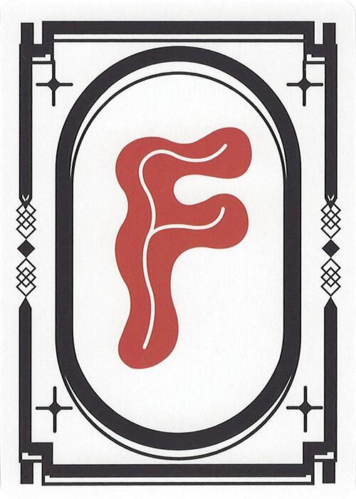 Letter Card F  (Secret Lair Countdown Kit)  | Good Games Adelaide SA