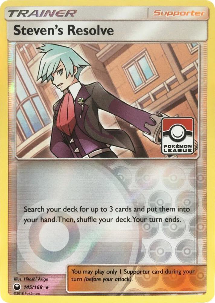 Steven's Resolve Pokemon League 145/168 (League & Championship Cards)  - Reverse Holofoil | Good Games Adelaide SA
