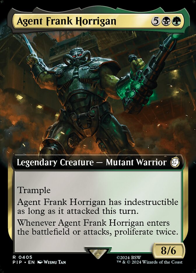 Agent Frank Horrigan 405 (Universes Beyond: Fallout)  - Foil | Good Games Adelaide SA