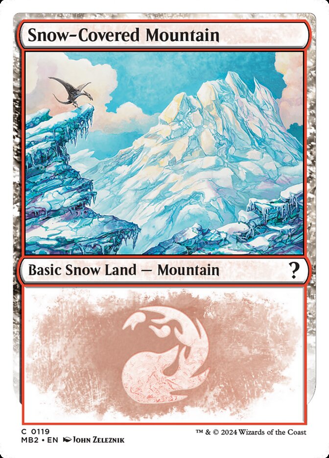 Snow-Covered Mountain 119 (Mystery Booster 2)  | Good Games Adelaide SA