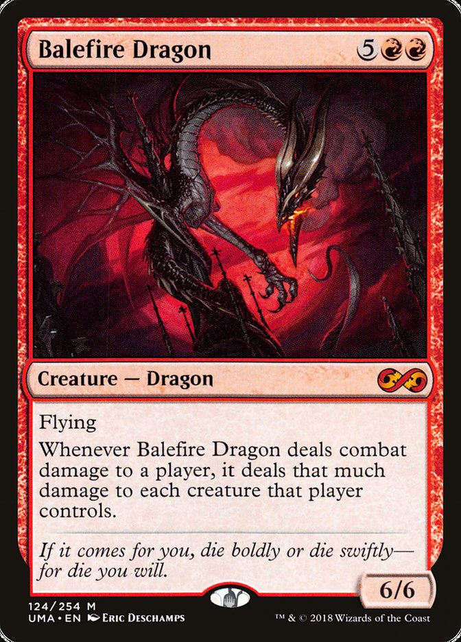 Balefire Dragon 124 (Ultimate Masters)  - Foil | Good Games Adelaide SA