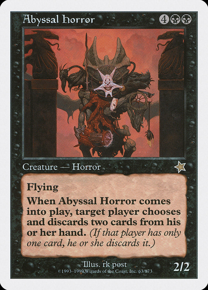 Abyssal Horror 63 (Starter 1999)  | Good Games Adelaide SA