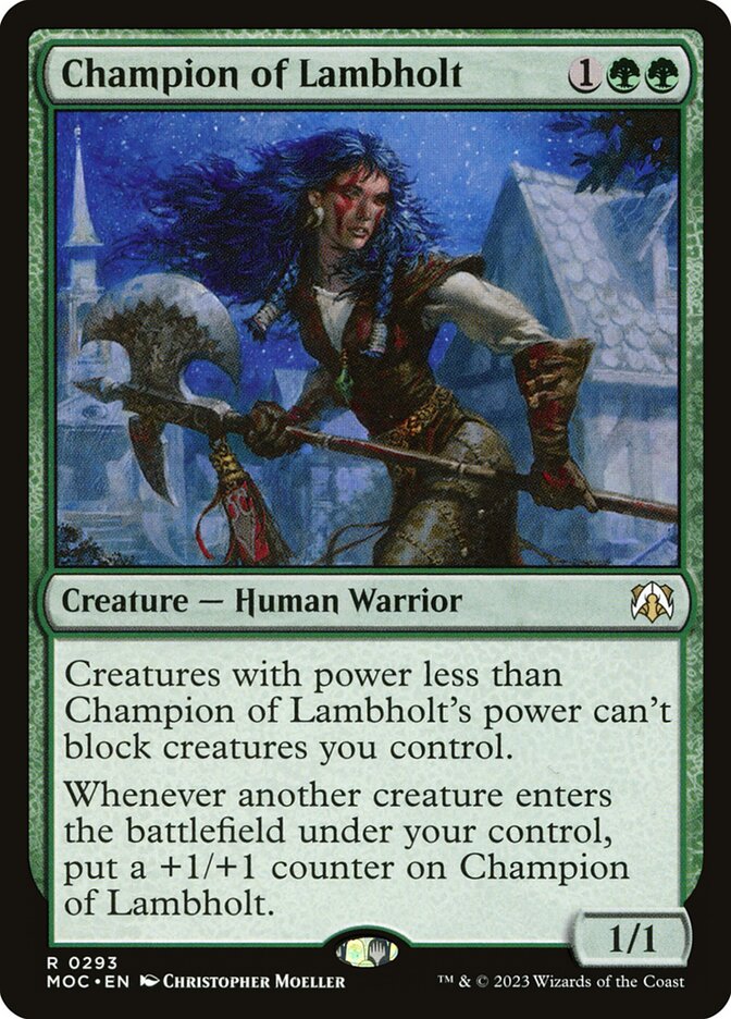 Champion of Lambholt 293 (Commander: March of the Machine)  | Good Games Adelaide SA
