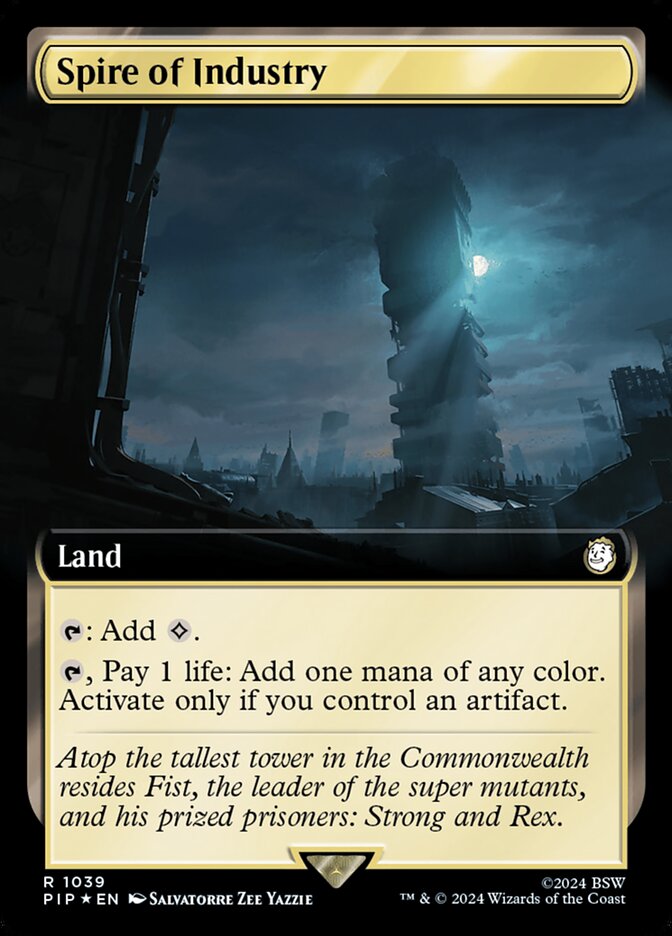 Spire of Industry 1039 (Universes Beyond: Fallout)  - Foil | Good Games Adelaide SA