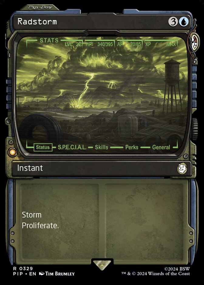 Radstorm 329 (Universes Beyond: Fallout)  - Foil | Good Games Adelaide SA
