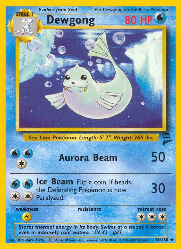 Dewgong 036/130 (Base Set 2)  | Good Games Adelaide SA